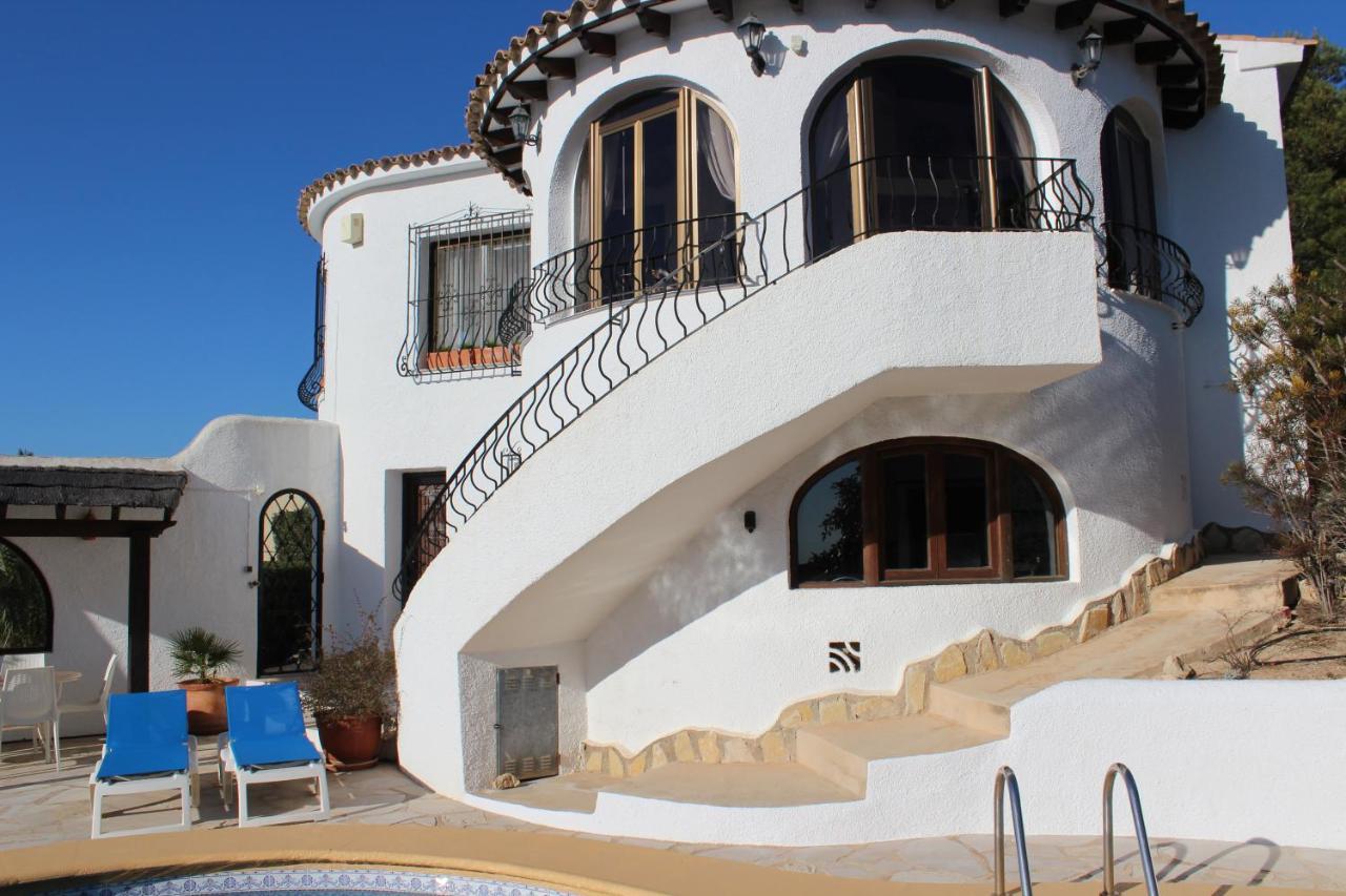 La Madrugada - Luxury Moraira Villa With Sea Views And Private Heated Pool ภายนอก รูปภาพ