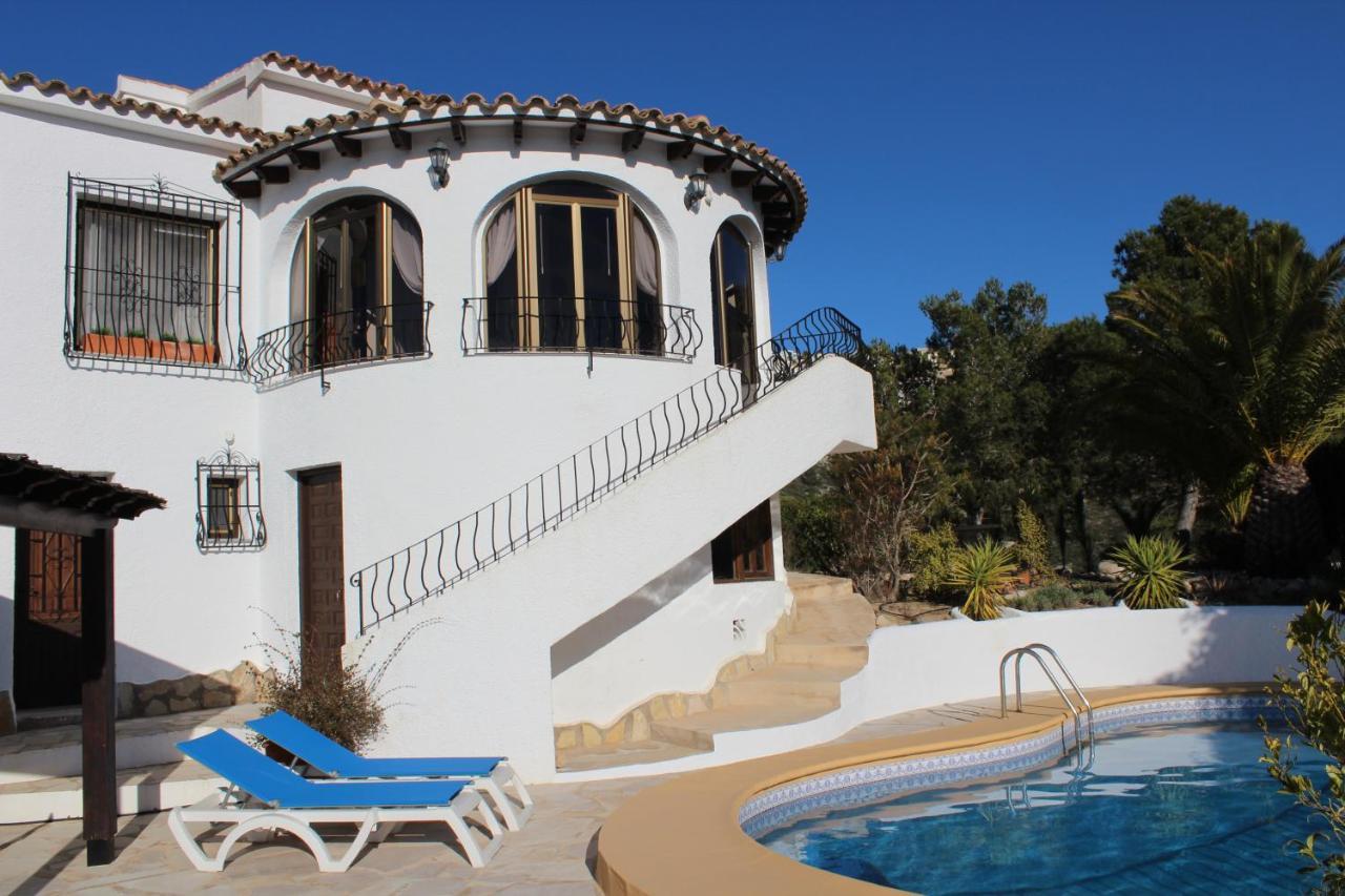 La Madrugada - Luxury Moraira Villa With Sea Views And Private Heated Pool ภายนอก รูปภาพ