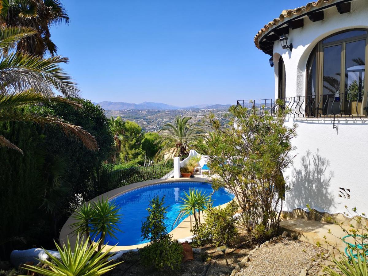 La Madrugada - Luxury Moraira Villa With Sea Views And Private Heated Pool ภายนอก รูปภาพ