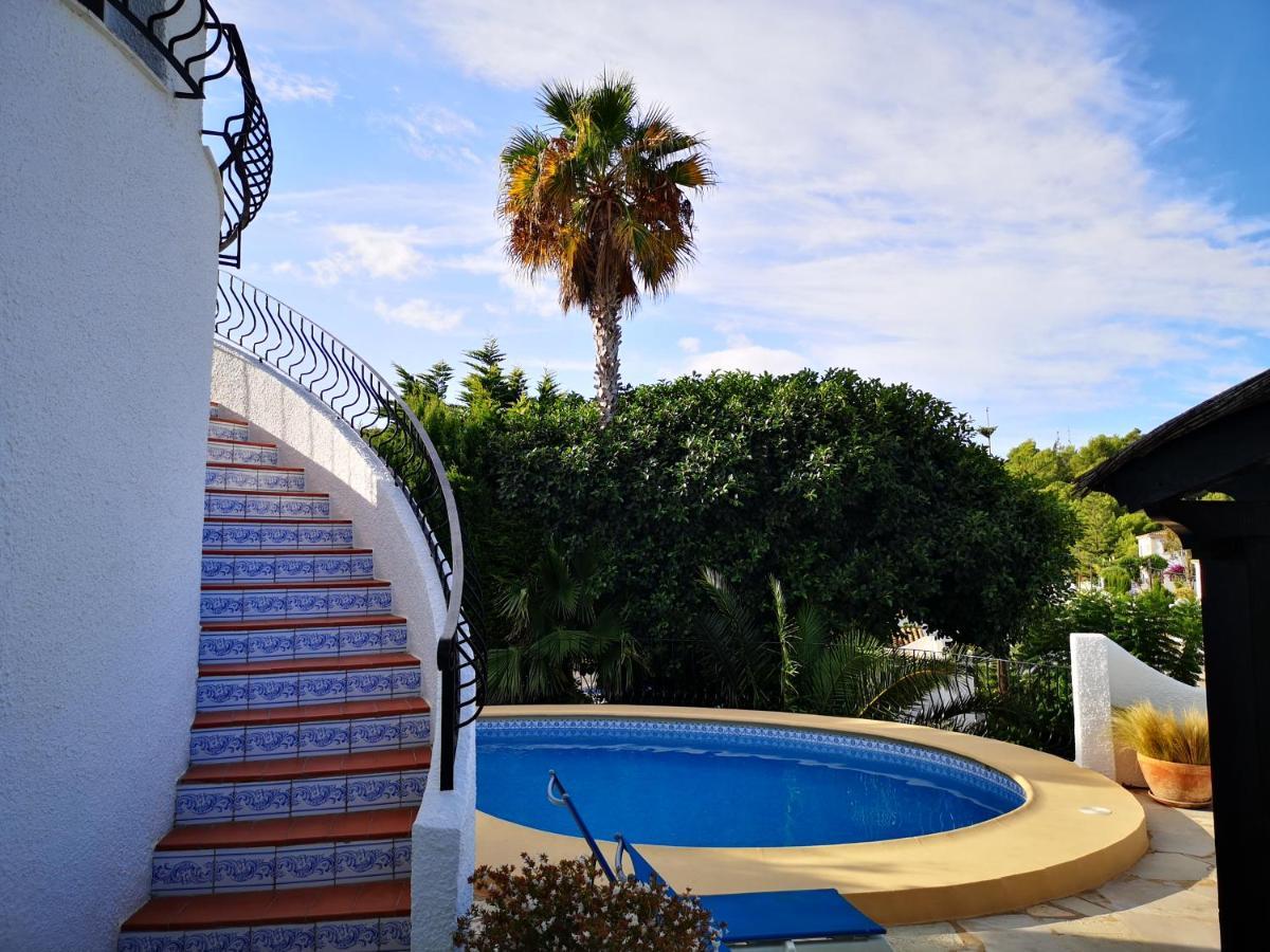 La Madrugada - Luxury Moraira Villa With Sea Views And Private Heated Pool ภายนอก รูปภาพ