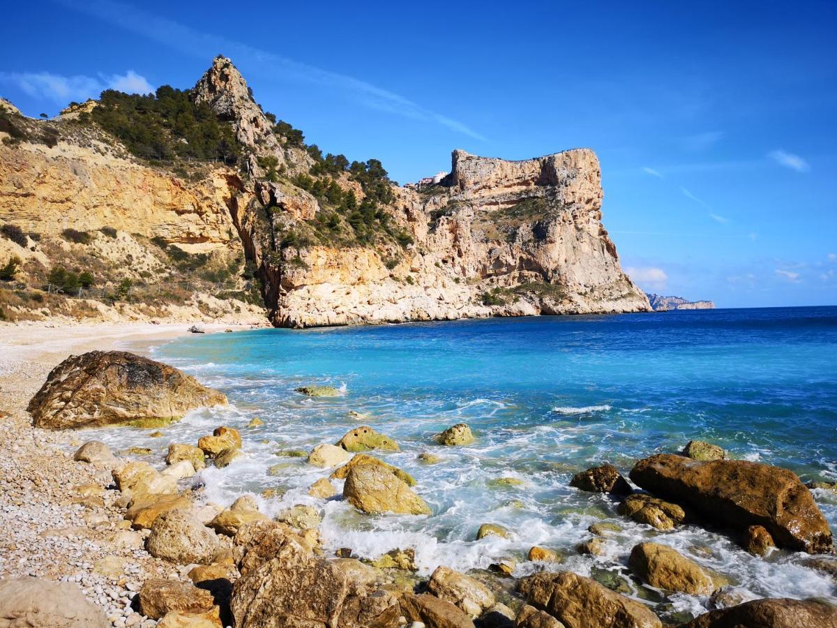 La Madrugada - Luxury Moraira Villa With Sea Views And Private Heated Pool ภายนอก รูปภาพ