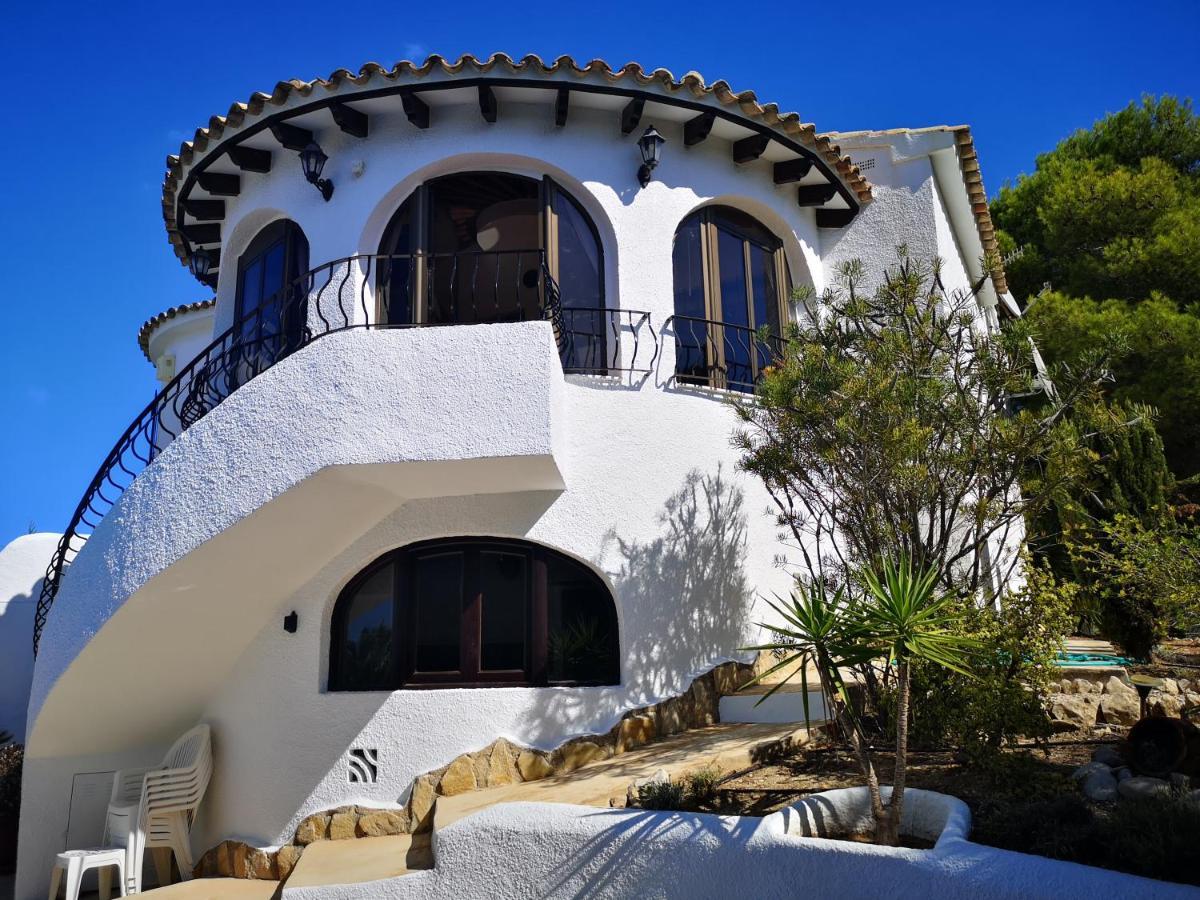 La Madrugada - Luxury Moraira Villa With Sea Views And Private Heated Pool ภายนอก รูปภาพ