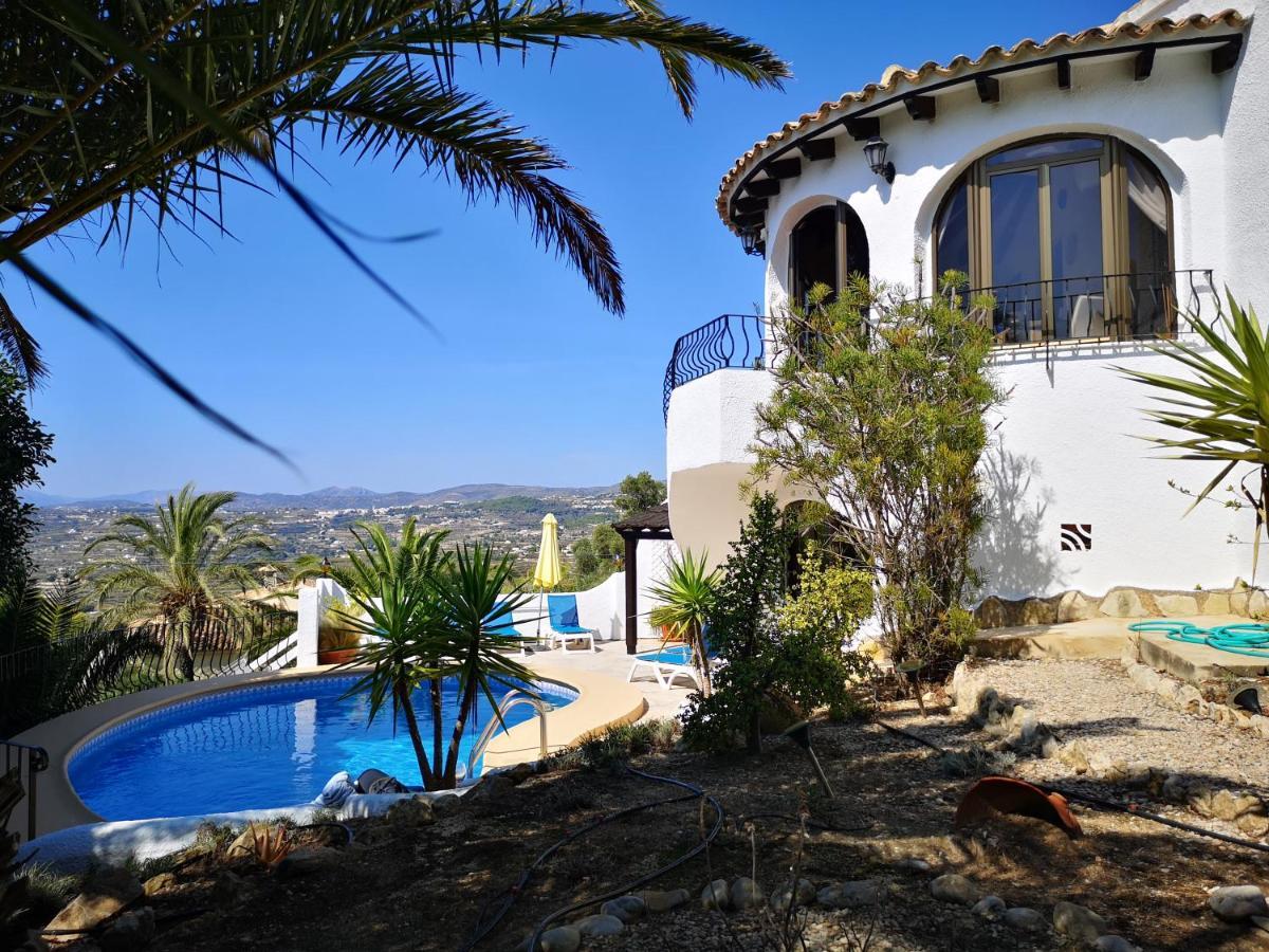 La Madrugada - Luxury Moraira Villa With Sea Views And Private Heated Pool ภายนอก รูปภาพ