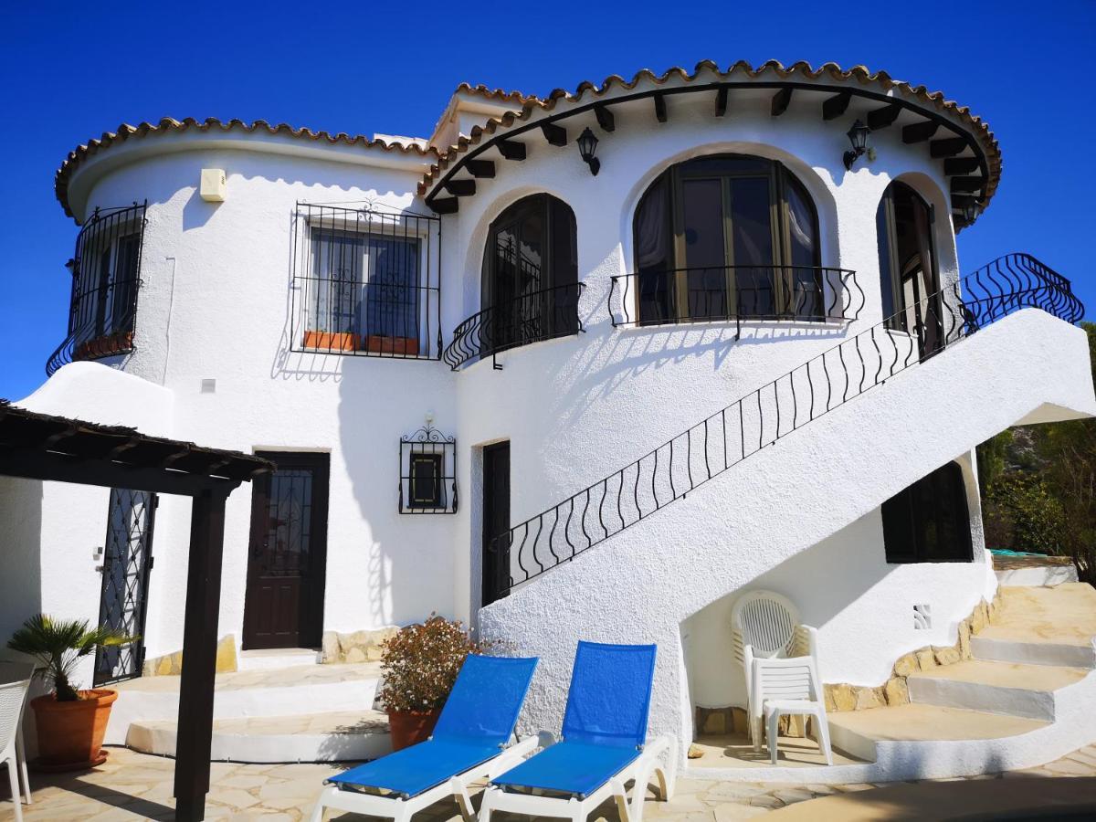 La Madrugada - Luxury Moraira Villa With Sea Views And Private Heated Pool ภายนอก รูปภาพ