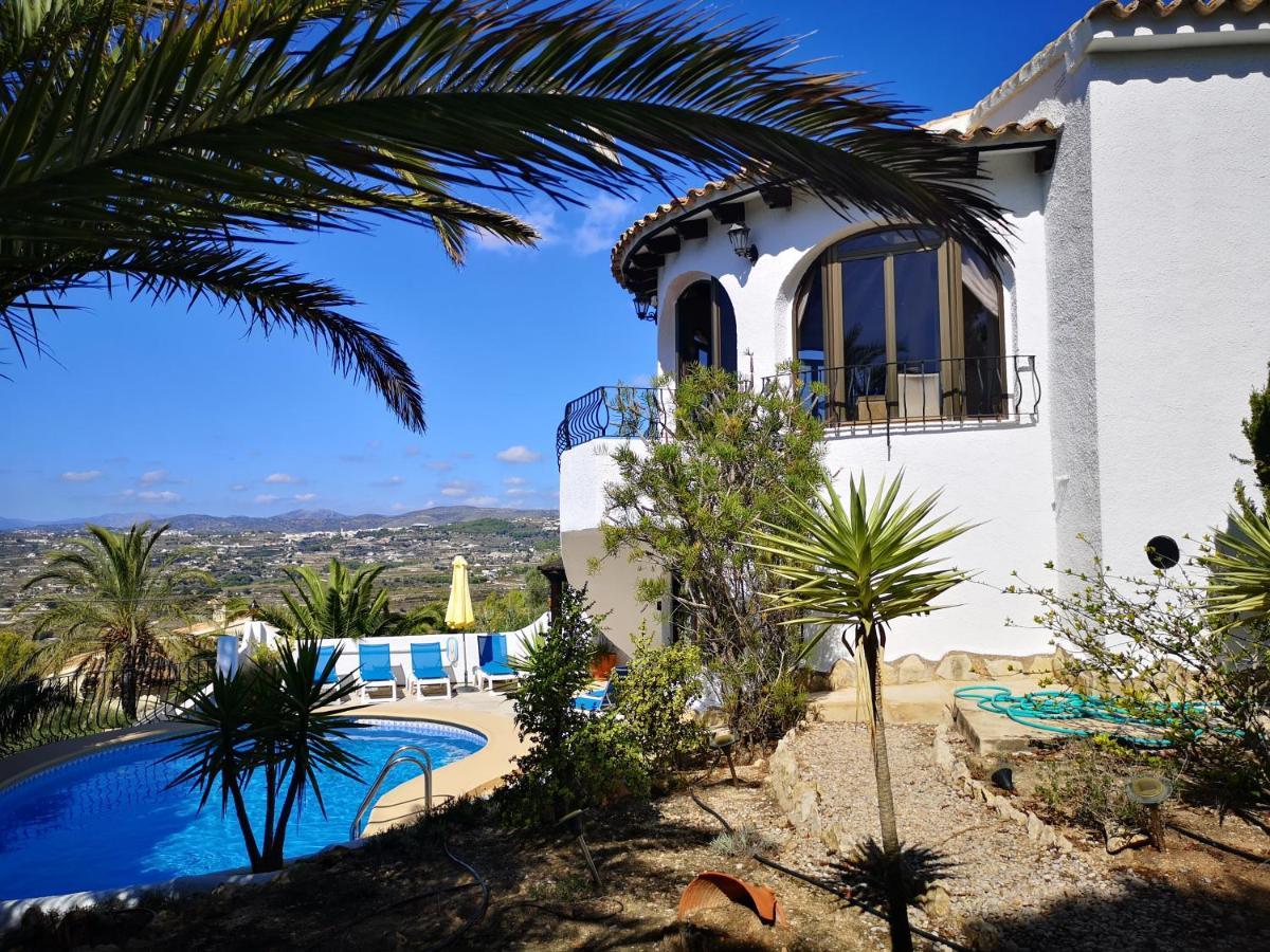 La Madrugada - Luxury Moraira Villa With Sea Views And Private Heated Pool ภายนอก รูปภาพ