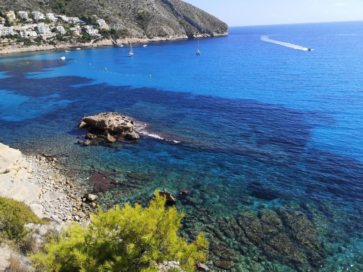 La Madrugada - Luxury Moraira Villa With Sea Views And Private Heated Pool ภายนอก รูปภาพ