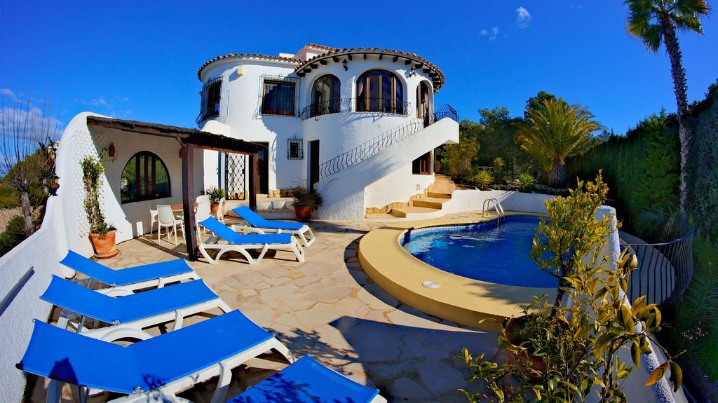 La Madrugada - Luxury Moraira Villa With Sea Views And Private Heated Pool ภายนอก รูปภาพ