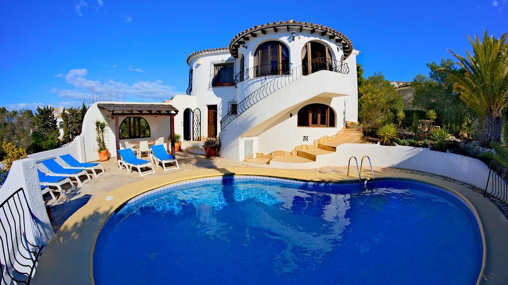 La Madrugada - Luxury Moraira Villa With Sea Views And Private Heated Pool ภายนอก รูปภาพ